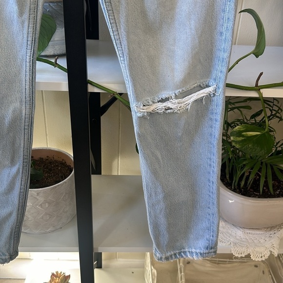 Boyish The Billy High Rise Skinny Jeans Light Wash Sunrise Rigid Denim Size 26 - Picture 10 of 16